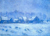 Snow Effect At Giverny 1893 Poster Print by  Claude Monet - Item # VARPDX373832