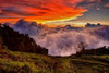 Mountain Cloud Sunset Poster Print by Larry Malvin - Item # VARPDXPSMAL246