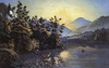 Sunrise On Lake Saranac Poster Print by Currier and Ives - Item # VARPDX277216