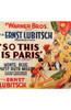 So This is Paris Movie Poster (11 x 17) - Item # MOV198213