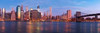 Manhattan and Brooklyn Bridge, NYC Poster Print by  Vadim Ratsenskiy - Item # VARPDX4VR3192
