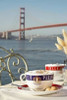 Dream Cafe Golden Gate Bridge - 76 Poster Print by Alan Blaustein