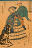 American lady playing accordion 1860 Poster Print by  Sadahide Utagawa - Item # VARPDX342944
