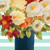 Flowers on Stripes I Poster Print by  Lanie Loreth - Item # VARPDX9401N