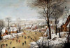 A Winter Landscape With Skaters and a Bird Trap Poster Print by  Pieter the Elder Bruegel - Item # VARPDX266006