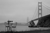 Dream Cafe Golden Gate Bridge - 36 Poster Print by Alan Blaustein - Item # VARPDXABSFH335A