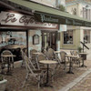 Le Cafe des Arts Poster Print by Alan Blaustein