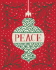 Jolly Holiday Ornaments Peace Poster Print by  Michael Mullan - Item # VARPDX25449