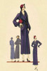 Modeles Originaur: A Blue Overcoat Poster Print by Vintage Fashion - Item # VARPDX379281