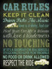 Car Rules Poster Print by Stephanie Marrott - Item # VARPDXSM10754