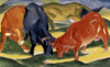 Fighting Cows Poster Print by  Franz Marc - Item # VARPDX278391