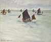 Fishing Boats off Pourville 1882 Poster Print by  Claude Monet - Item # VARPDX265194