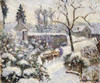 Snow at Montfoucault Poster Print by  Camille Pissarro - Item # VARPDX265351