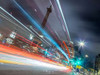 London city street with strip lights Poster Print by  Assaf Frank - Item # VARPDXAF20151213120