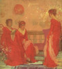 Harmony In Flesh Colour And Red 1869 Poster Print by  James McNeill Whistler - Item # VARPDX374759