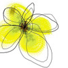 Yellow Petals Four Poster Print by Jan Weiss - Item # VARPDXW585D