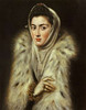 A Lady In A Fur Wrap Poster Print by El Greco - Item # VARPDX374830