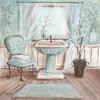 Aqua Blossom Bath I Poster Print by  Tre Sorelle Studios - Item # VARPDXRB8504TS