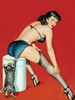 Mid-Century Pin-Ups - Flirt Magazine - Playful Pussy Poster Print by  Peter Driben - Item # VARPDX453893
