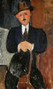 Seated Man - Leaning On a Cane Poster Print by  Amedeo Modigliani - Item # VARPDX265176