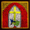 Stained Glass Cross II Poster Print by Kathy Mahan - Item # VARPDXPSMHN471