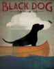 Black Dog Canoe Poster Print by Ryan Fowler - Item # VARPDX5016
