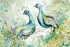 Bohemian Peacocks Landscape Poster Print by  Tre Sorelle Studios - Item # VARPDXRB9345TS