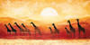 Giraffes in sunset Poster Print by Renee - Item # VARPDXMLV222