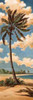 Palm Breeze I Poster Print by Paul Brent