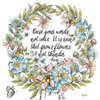 Boho Floral Wreath Sentiment I Poster Print by Tre Sorelle Studios - Item # VARPDXRB10757TS