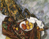 Still Life with Floral Curtain Poster Print by  Paul Cezanne - Item # VARPDX281849