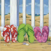 Flip Flop Beach I Poster Print by Paul Brent - Item # VARPDXBNT192