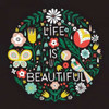 Life is Beautiful Sq Poster Print by Michael Mullan - Item # VARPDX20343