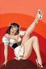 Mid-Century Pin-Ups - Titter Magazine - Winking Brunette Poster Print by  Peter Driben - Item # VARPDX453887