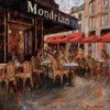 Mondrian Cafe Poster Print by Noemi Martin - Item # VARPDXMNP220