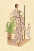 Layered Summer Dress in Flower Print Poster Print by Vintage Fashion - Item # VARPDX379263