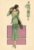 Modeles Originaur: In Green Poster Print by Vintage Fashion - Item # VARPDX379276