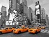 Taxis in Times Square NYC Poster Print by Vadim Ratsenskiy - Item # VARPDX3VR1642