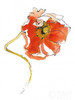 Red Icelands II on White Poster Print by  Shirley Novak - Item # VARPDX25247