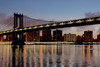 Manhattan Bridge at Dawn Poster Print by Alan Blaustein