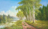 Path At The Lake Poster Print by Helmut Glassl - Item # VARPDX87086