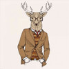 Deer-man 1 Poster Print by GraphINC - Item # VARPDXIN32135
