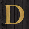 Gold Alphabet D Poster Print by N. Harbick - Item # VARPDXHRB348