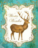 Deer in Snow Poster Print by Gwendolyn Babbitt - Item # VARPDXBAB334