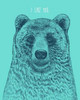I Like You Bear Poster Print by Rachel Caldwell - Item # VARPDXC1150D