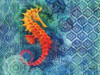 Seahorse Batik Poster Print by Paul Brent - Item # VARPDXBNT976