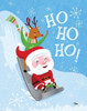 Santa Sledding Poster Print by Teresa Woo - Item # VARPDXWOO130