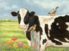 Spring Meadow Cow Poster Print by Gwendolyn Babbitt