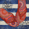 Nautical Flip Flops I Poster Print by Paul Brent - Item # VARPDXBNT765