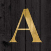 Gold Alphabet A Poster Print by N. Harbick - Item # VARPDXHRB345